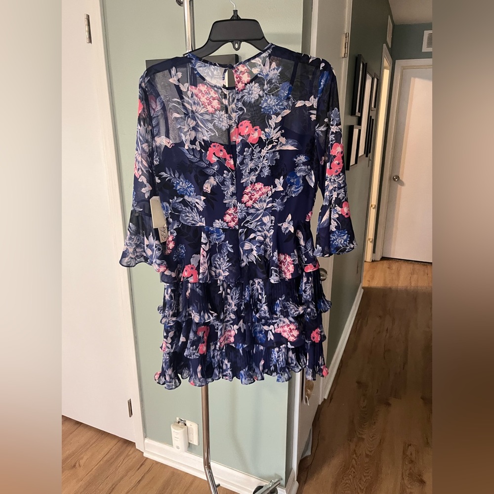 Nordstrom- Petite Ruffle Mini Dress